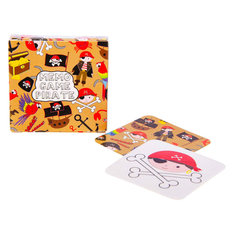Duckiez Mini Memospel Piraat, 28 cartes