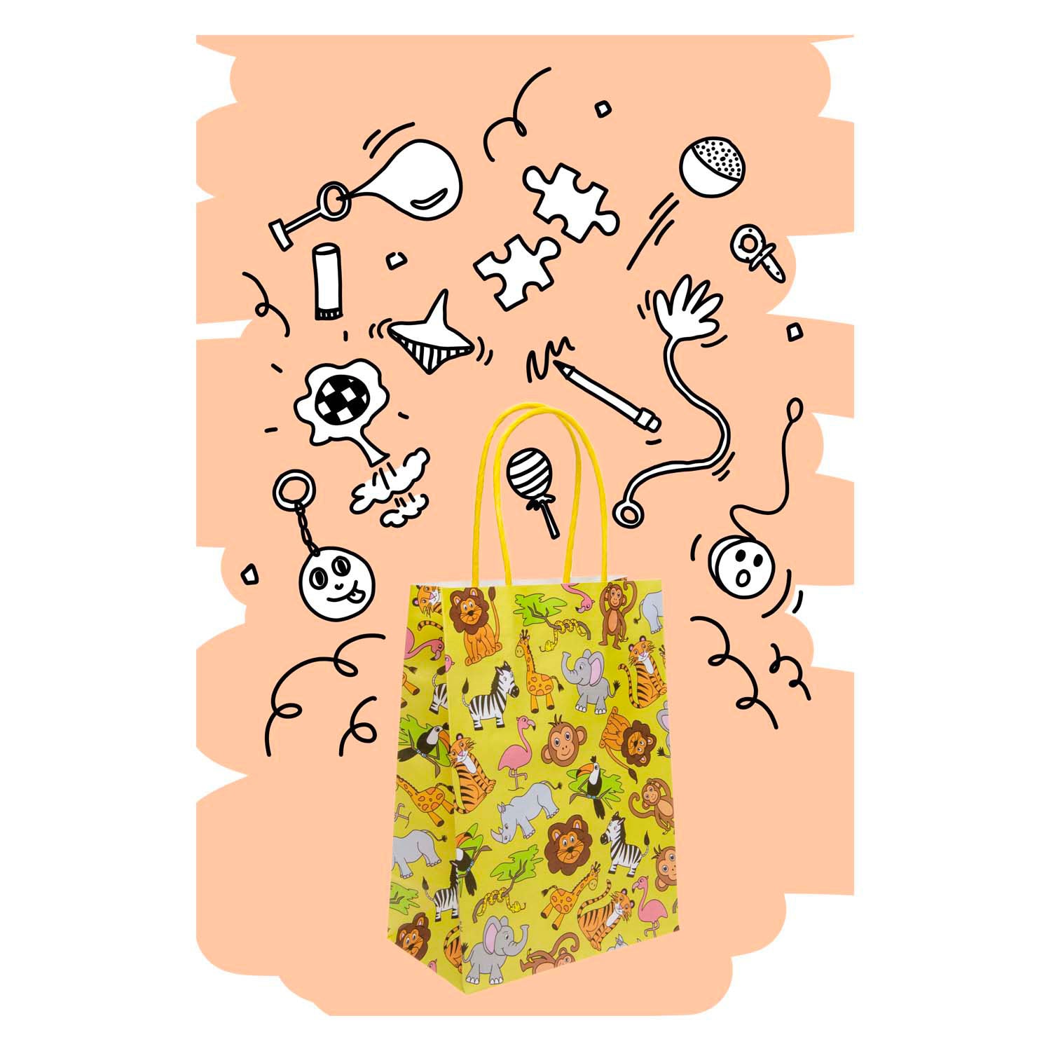 LG Imports Gift Sac Animaux sauvages