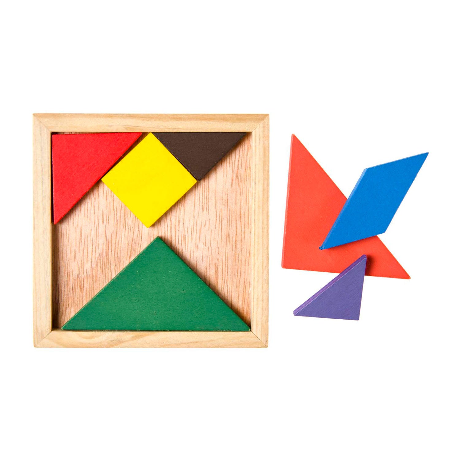 Duckiez en bois Tangram Puzzle, 7e.