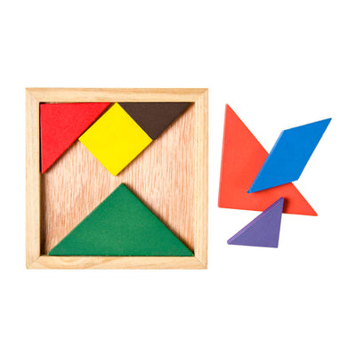 Duckiez en bois Tangram Puzzle, 7e.