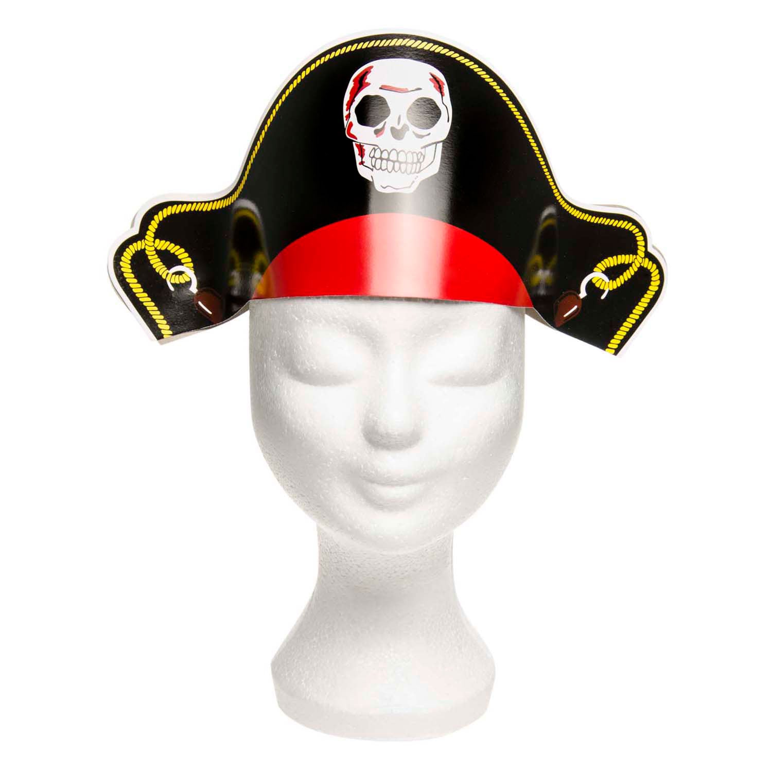 Chapeau de pirate en carton Duckiez
