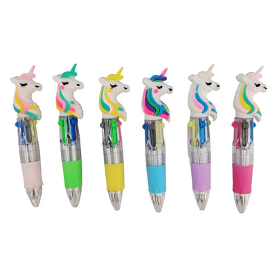 Stylo à bille licorne Duckiez - 6 couleurs