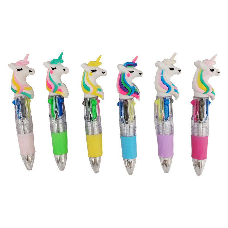 Stylo à bille licorne Duckiez - 6 couleurs