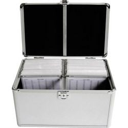 Mallette de rangement argent, aluminium