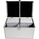Mallette de rangement argent, aluminium