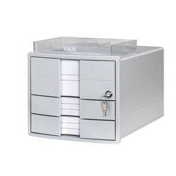 Caisson à tiroirs Imp han uls gris clair 3 tiroirs