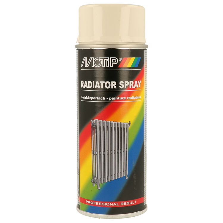 Motip 1052022 - Peinture pour radiateur blanc cassé en bombe aérosol 400 ml | 1 pièce