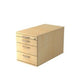 Bach caisson à tiroirs mobile marteau TC30 BM bois marron