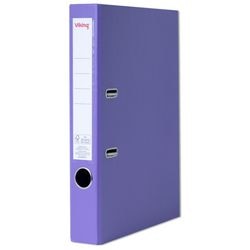Ordner viking a4 50 mm carton, pp (polypropylène) violet 2 anneaux 1 pièce