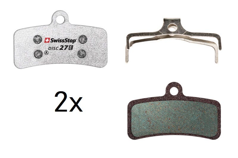 Swissstop 34 e shimano trp tektro rever paire de plaquettes de frein à disque pour vélo électrique