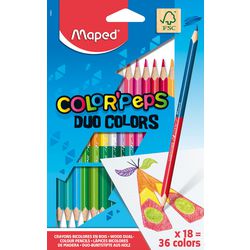 Crayons de couleur maped 829601fc, assortiment de couleurs 214 mm