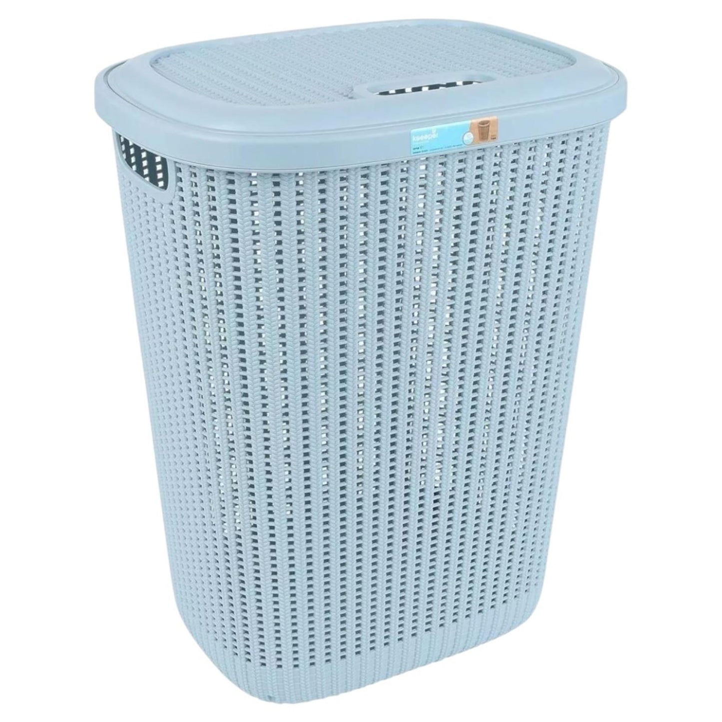 Keeper boîte à linge arne bleu 57l