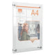 Cadre affiche nobo a4 346 x 24 plexiglas