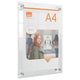 Cadre affiche nobo a4 346 x 24 plexiglas repositionnable