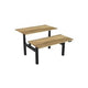 Bureau assis-debout euroseats noir 800