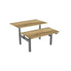 Bureau assis-debout euroseats gris 800
