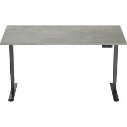 Bureau assis-debout euroseats noir 800