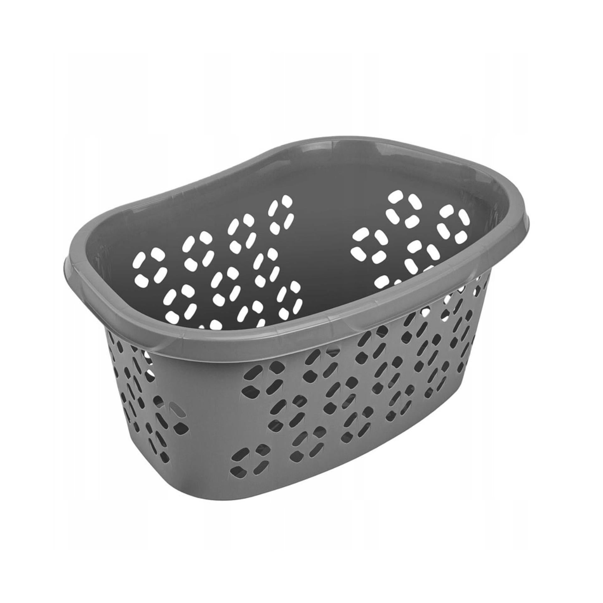 Keeper panier à linge anton gris 30,5l