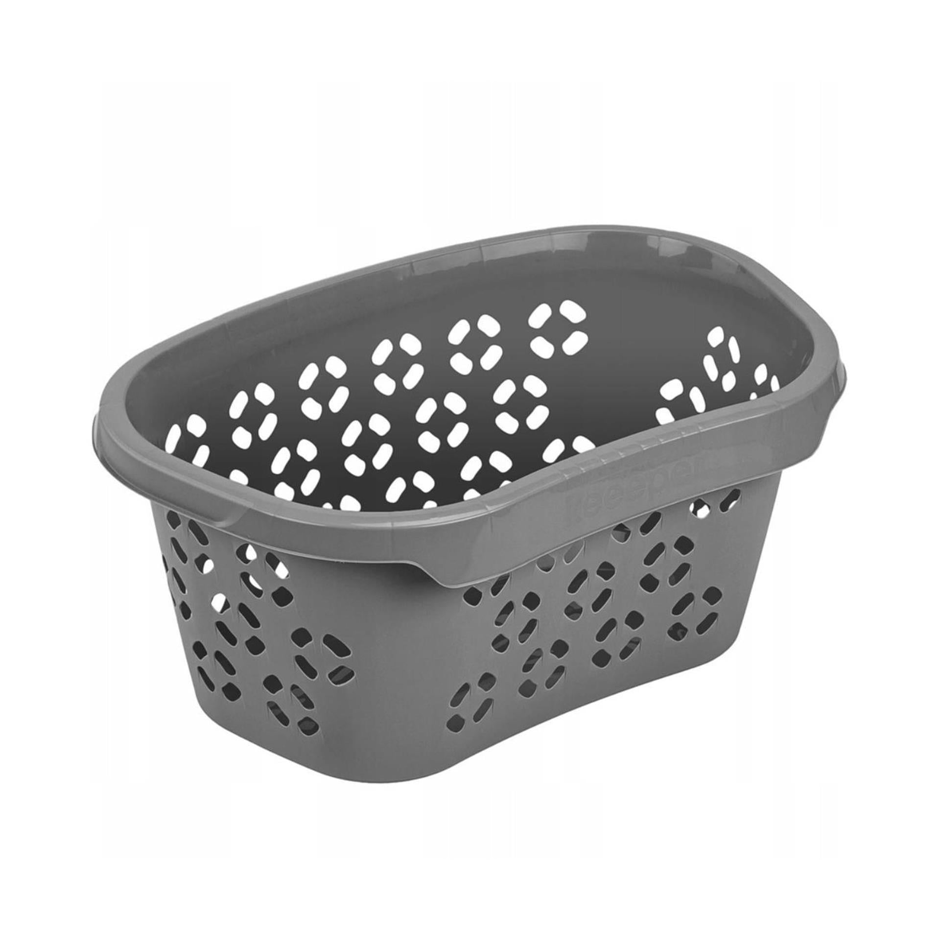 Keeper panier à linge anton gris 30,5l