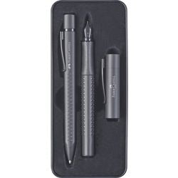 Set de stylos Faber-Castell FP M BP Grip Edition noir