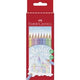Crayon de couleur gamme de couleurs pastel Faber-Castell