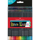 Crayon de couleur faber-castell gamme de couleurs édition noire