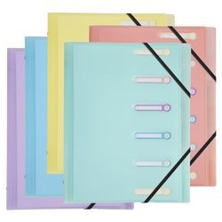 Dossier de tri exacompta chromaline pastel 56170e pp assortiment couleurs