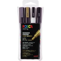 Pk4 marqueur de peinture posca gamme de couleurs pc-3m