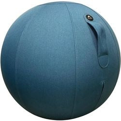 Ballon ergonomique alba mhball b tissu bleu