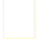 Papier continu informatique exacompta 24 x 28 cm 70 g m² jaune, blanc 1000 feuilles