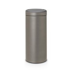 Brabantia brabantia touch bin déchet godet 30l platine