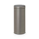 Brabantia brabantia touch bin déchet godet 30l platine