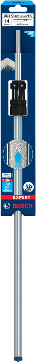 Bosch expert sds clean plus-8x marteau perforateur 14x400x550