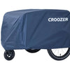 Remorque vélo cargo pliante Croozer garage bleu foncé