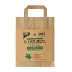 Sac à compost papstar 14185 marron