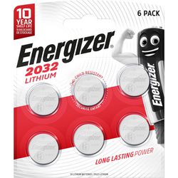 Pile bouton au lithium électrificateur cr2032 6 pcs