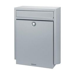 Boîte aux lettres Decayeux D100 gris argenté en acier galvanisé électrolytiquement polyester