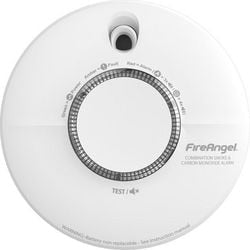 Détecteur combiné de fumée et de monoxyde de carbone fireangel scb10-int blanc