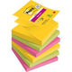 Z-notes super collantes post-it r330-sscarn-p4+2 jaune, vert, rose