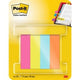 Papier index Post-it 670-4-pop bleu, vert, orange, rose