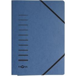 Dossier de tri page bleu a4