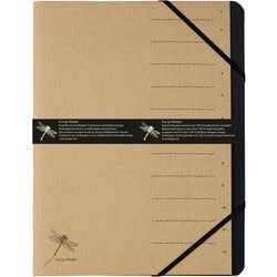 Dossier de tri pagna beige a4