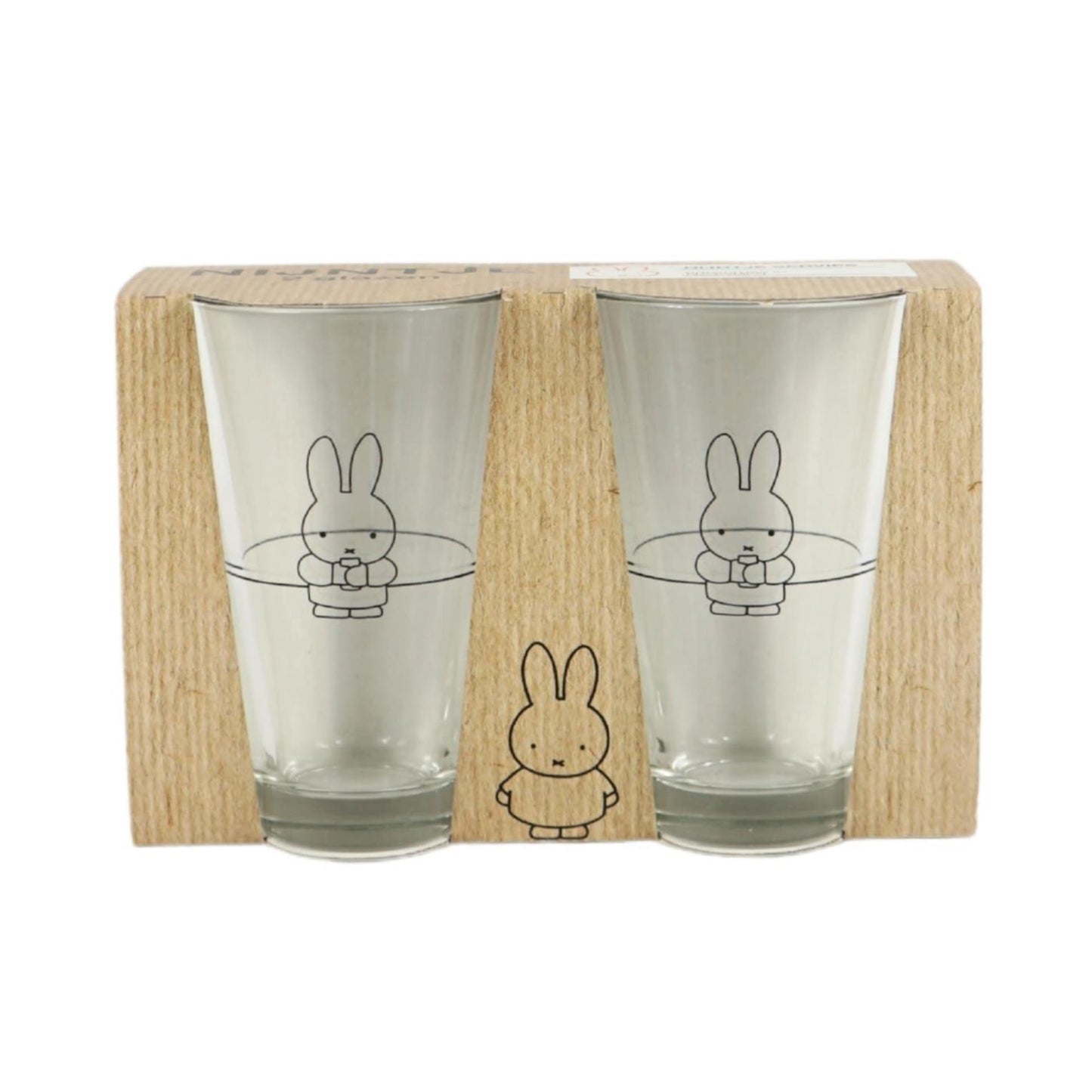 Ensemble de verres à long drink Miffy 2 pièces 330ml