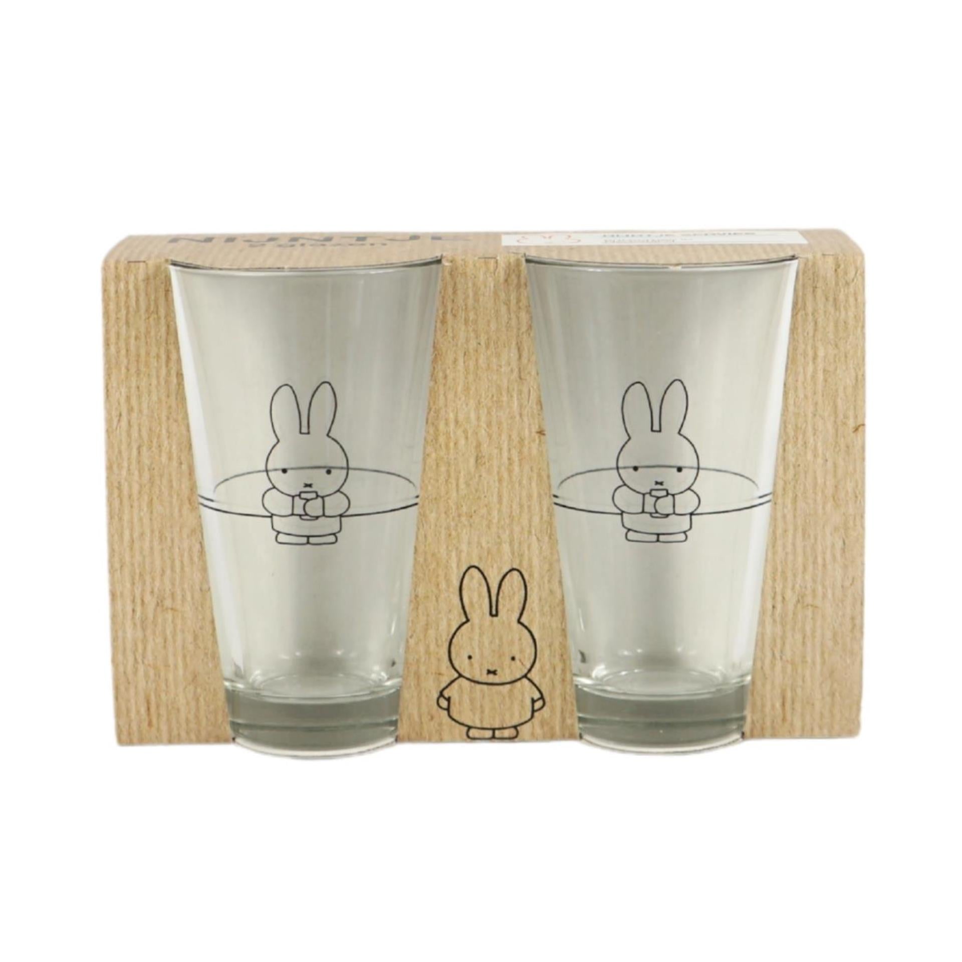Ensemble de verres à long drink Miffy 2 pièces 330ml