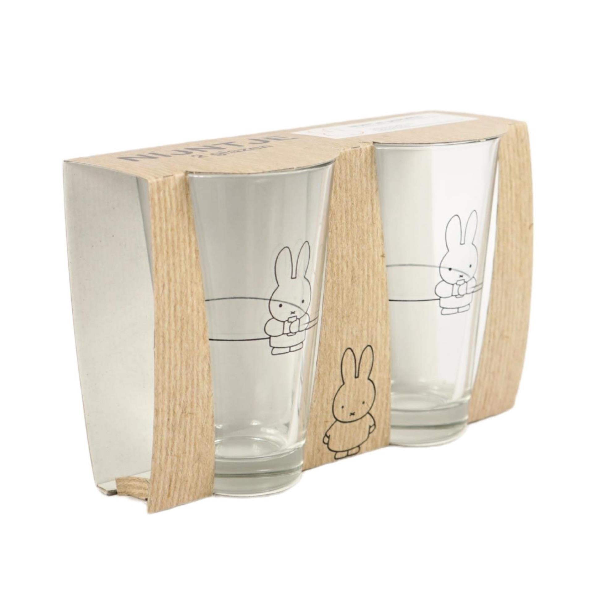 Ensemble de verres à long drink Miffy 2 pièces 330ml
