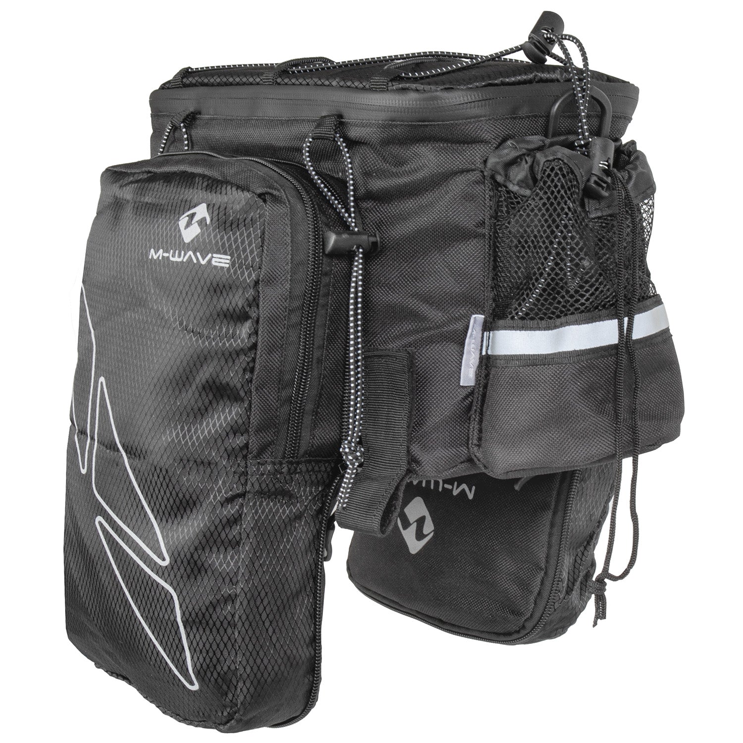Sac pliant à onde Amsterdam 16l gris noir