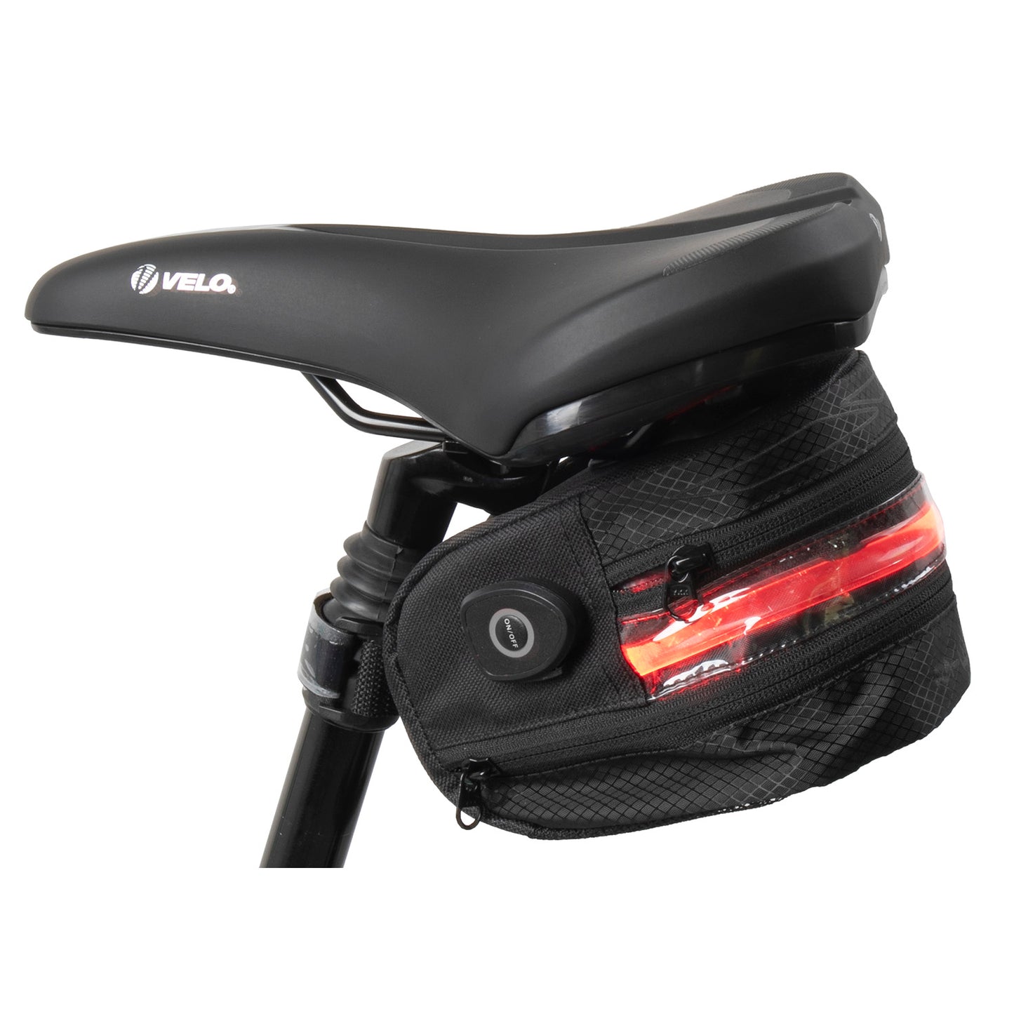 Sacoche de selle M-wave tilburg l illu avec lumière LED