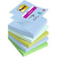Notes super autocollantes post-it r330-5ss-oas bleu, vert