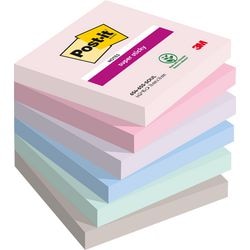 Assortiment de notes super collantes post-it, couleurs émouvantes, 90 feuilles