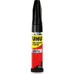 Uhu super colle contrôle de pipette instantané 3 g